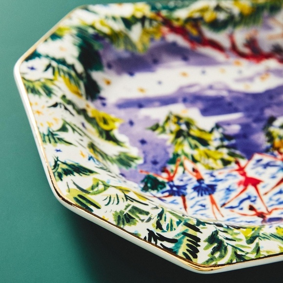 BRAND NEW ANTHROPOLOGIE Pauline de Roussy de Sales Holiday Nutcracker Platter - Picture 2 of 3